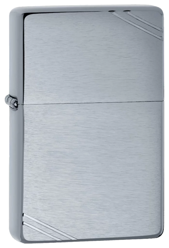Zippo Vintage Chrome Streifen