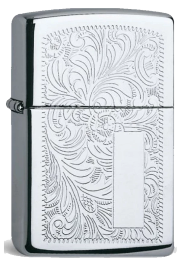 Zippo Venetian Chrome w. Panel