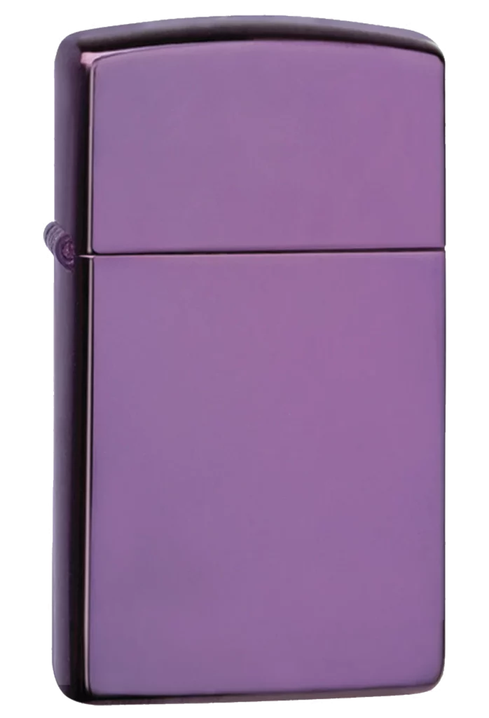 Zippo Slim Abyss High Polish Purple