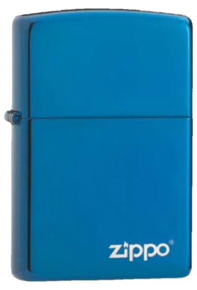 Zippo Sapphire with Logo