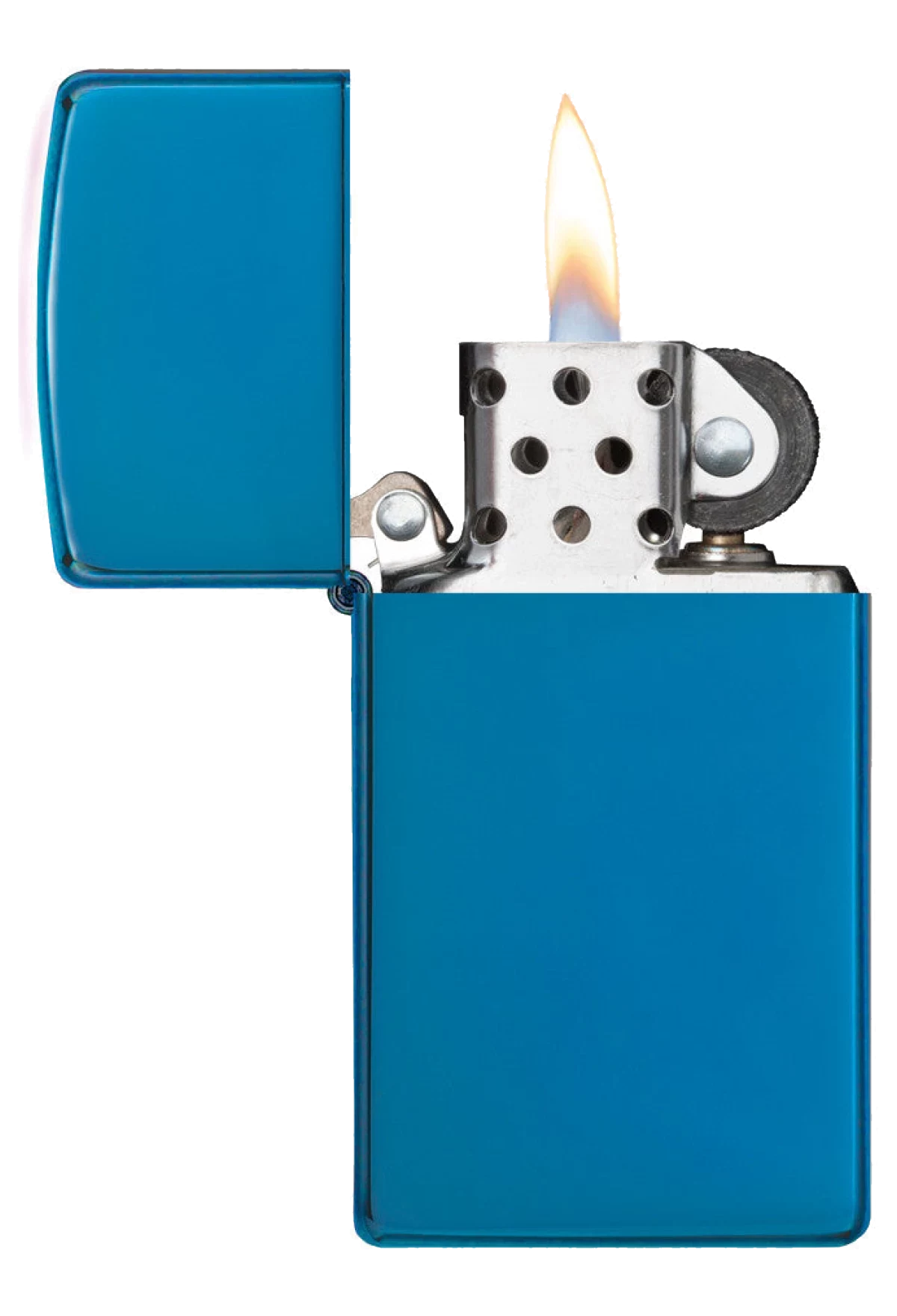 Zippo Slim Sapphire Blue High Polish – Bild 3