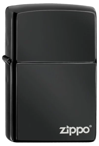 Zippo High Polish Ebony Logo