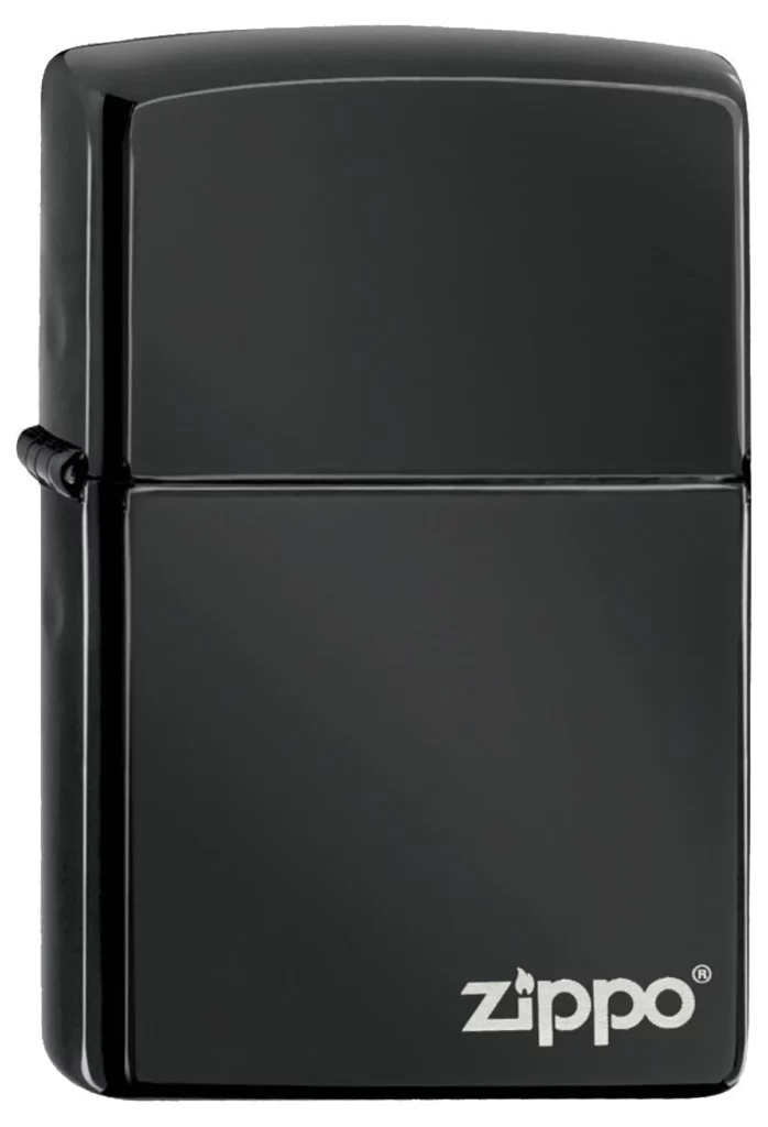 Zippo High Polish Ebony Logo