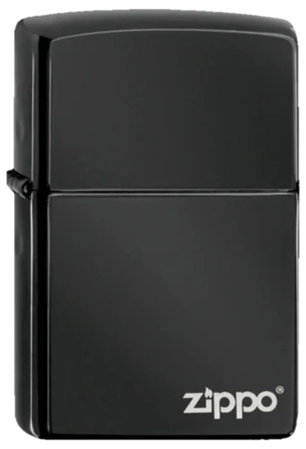 Zippo H.Polish Ebony with Logo