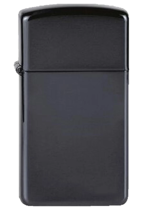 Zippo Slim Ebony High P.Black