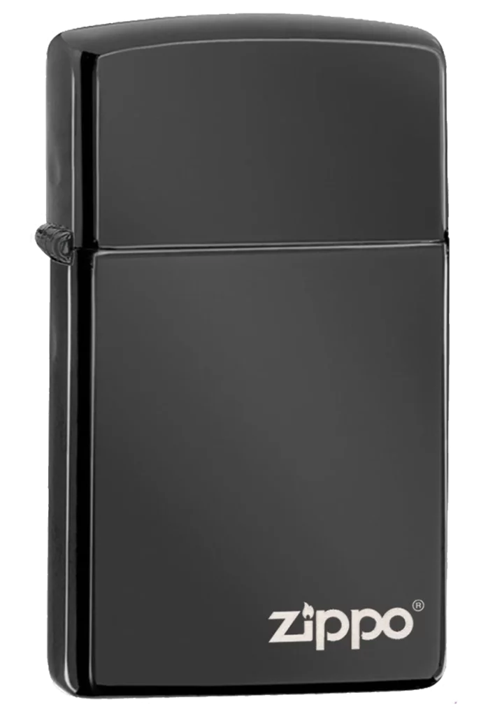 Zippo Slim Ebony Logo