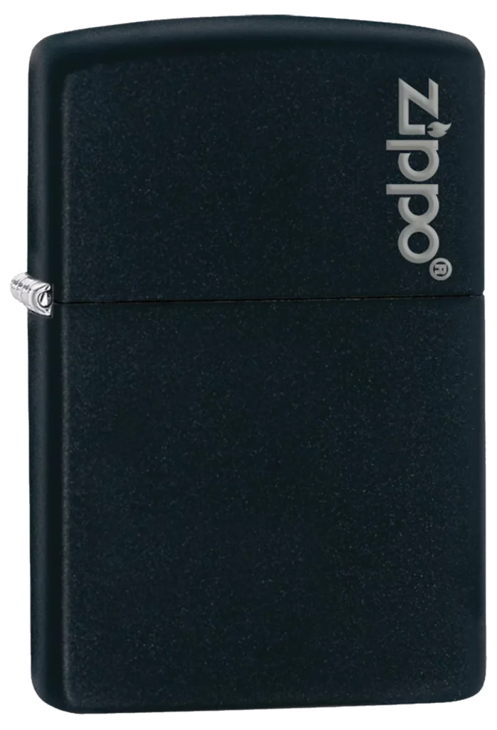 Zippo Black Matte with Zippo Logo