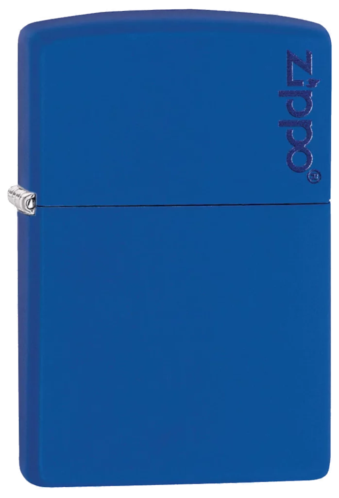 Zippo Royal Blue Matte Logo