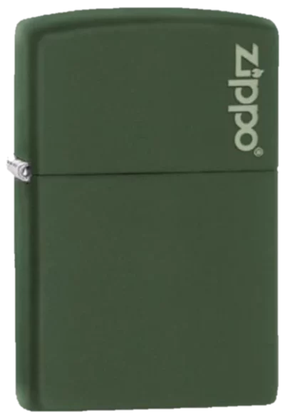 Zippo Green Matte with Logo