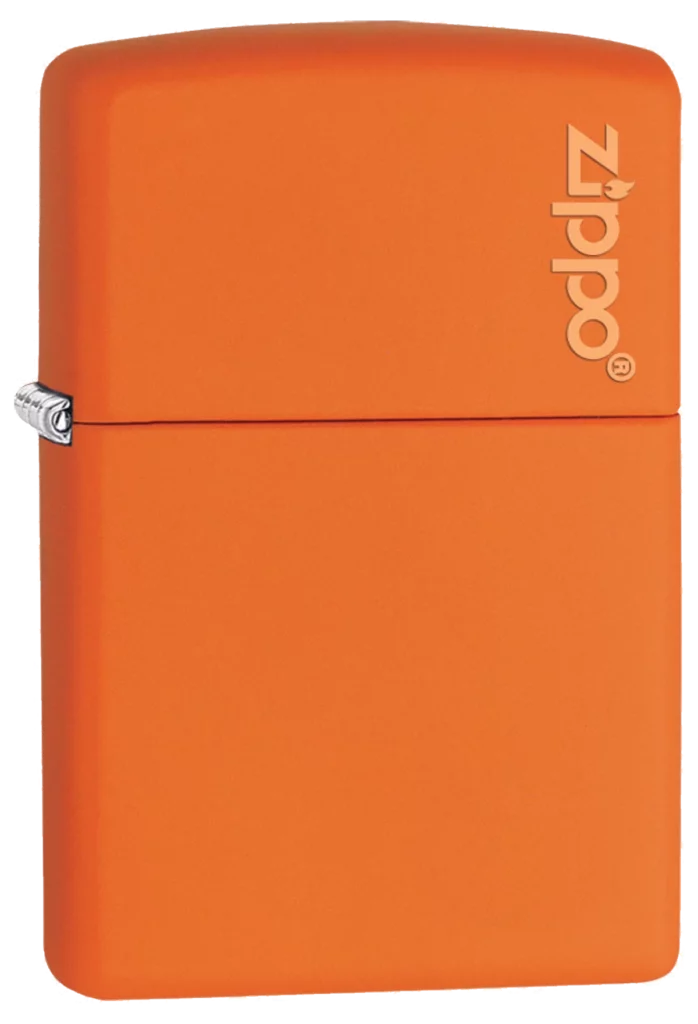 Zippo Orange With Zippo Logo
