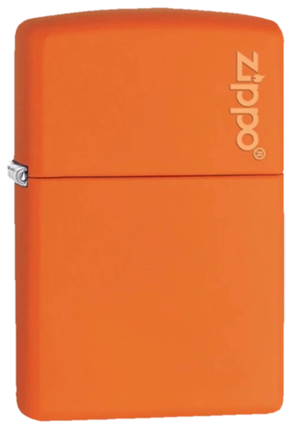 Zippo Orange With Zippo Logo