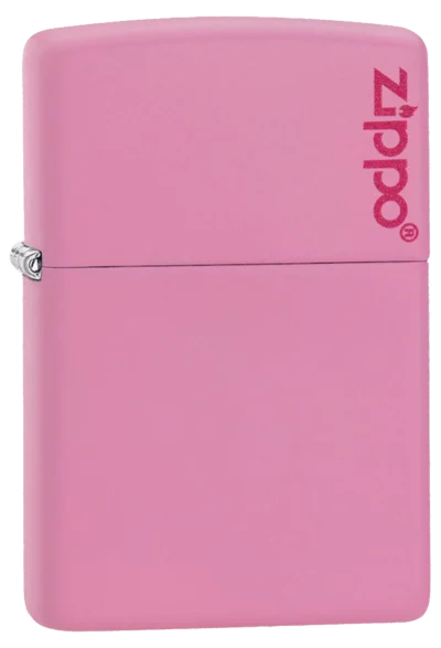 Zippo Pink Matte with Zippo Logo