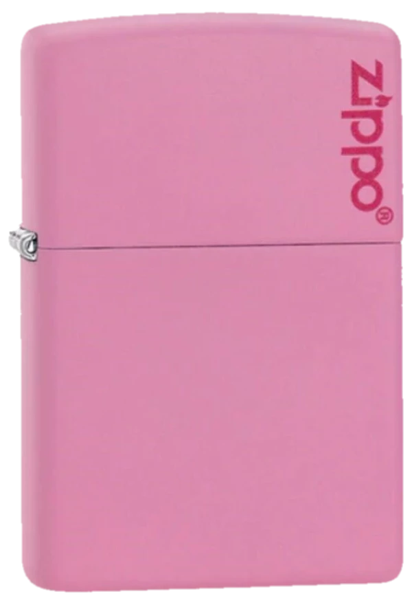 Zippo Pink Matte with Zippo Logo