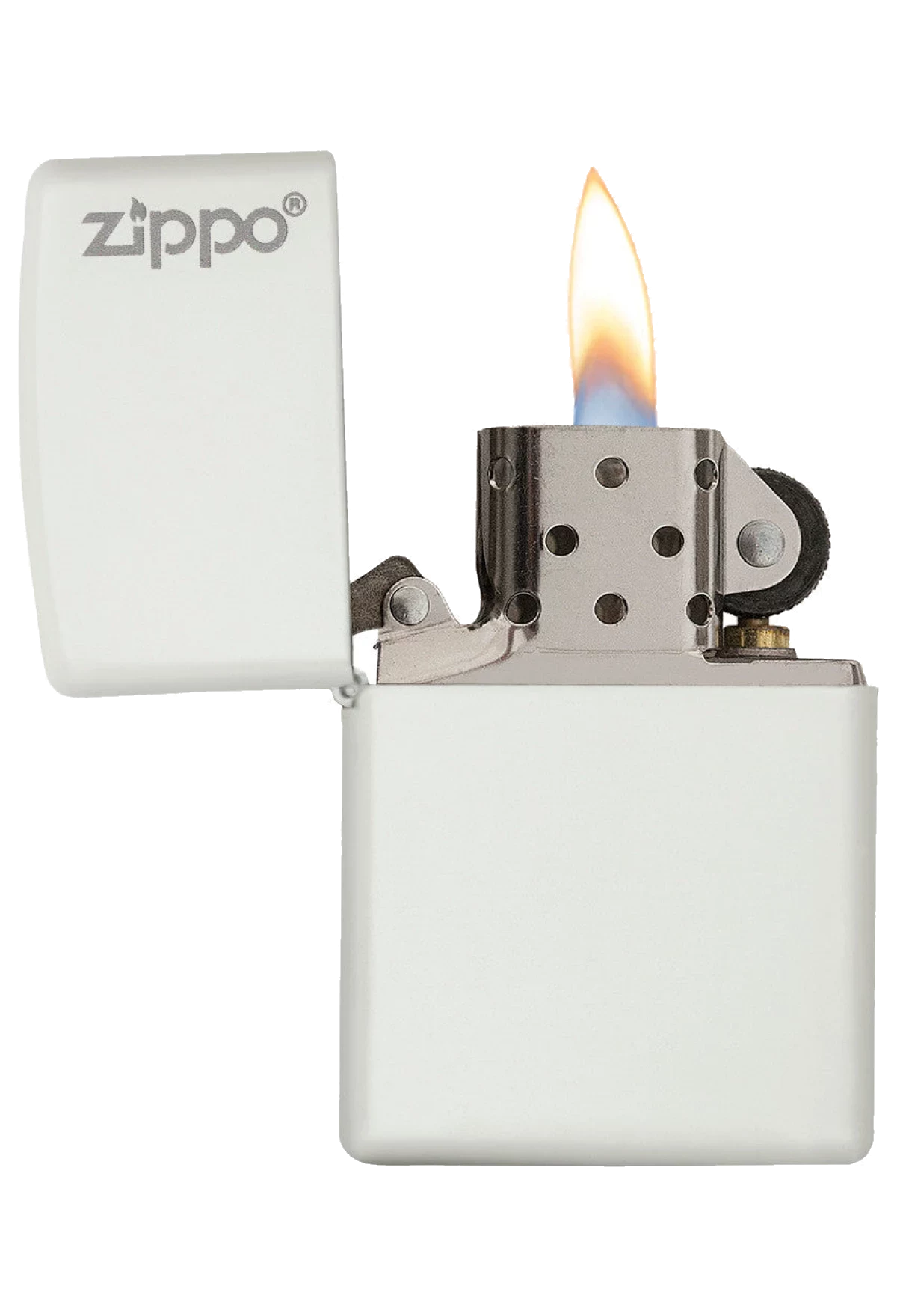 Zippo White With Zippo Logo – Image 3