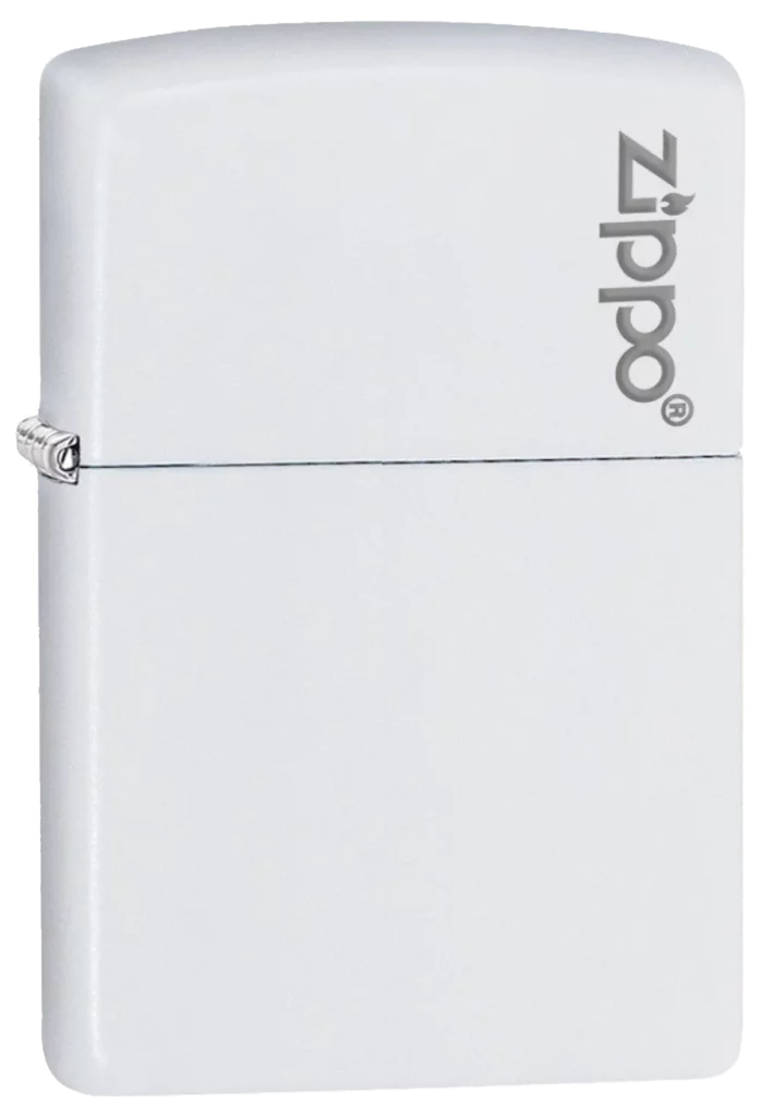 Zippo White With Zippo Logo