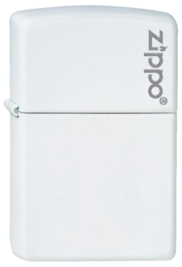 Zippo White With Zippo Logo