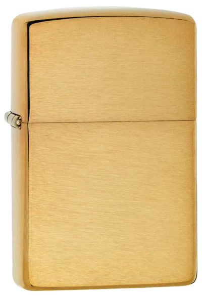 Zippo Brushed Brass Armor