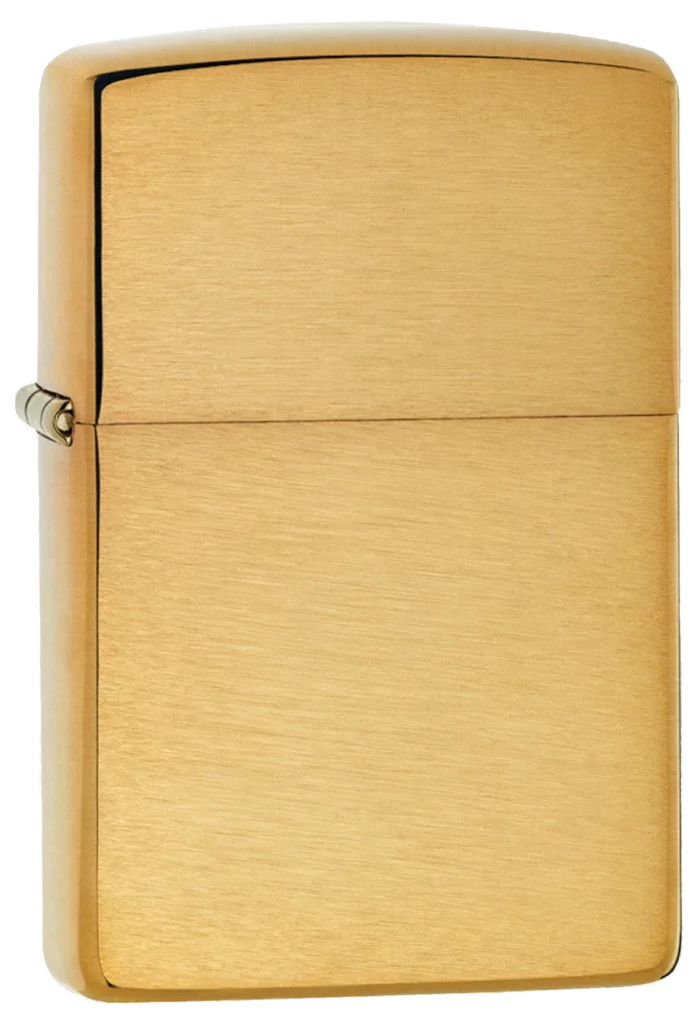 Zippo Brushed Brass Armor