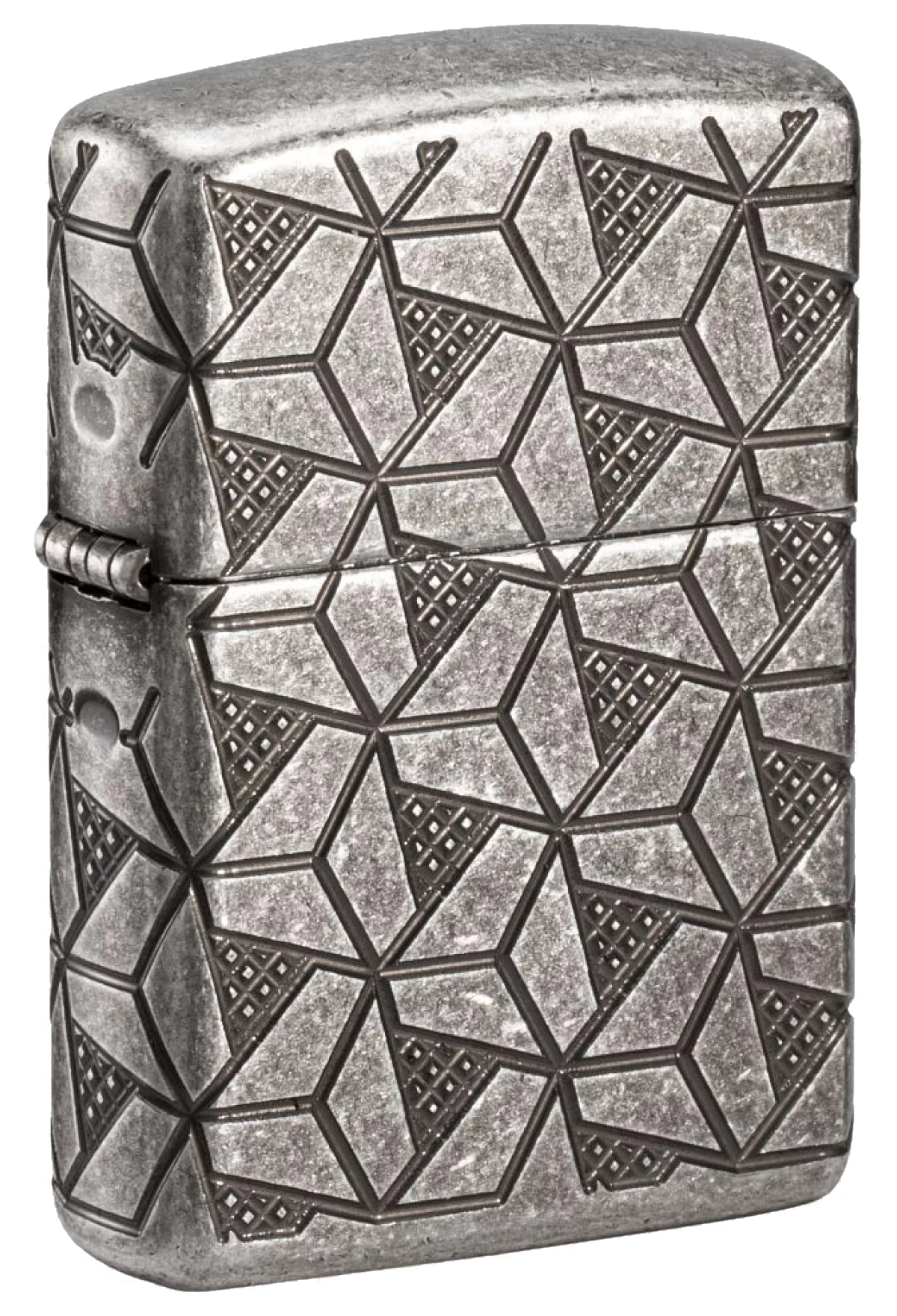 Zippo Geometric Pattern Design