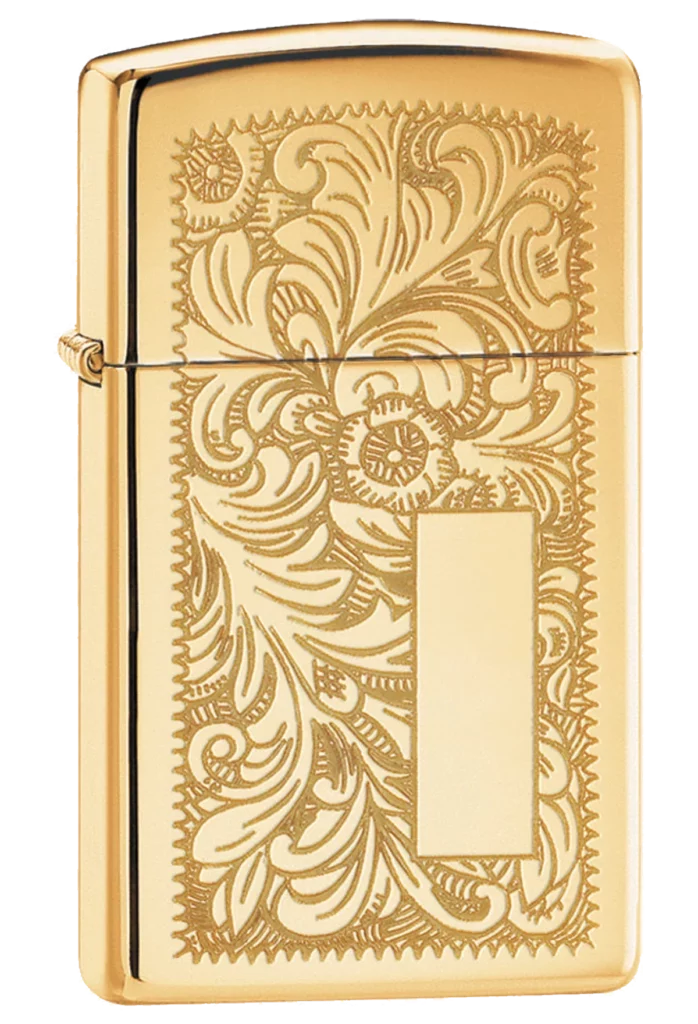 Zippo Slim Venetian Brass