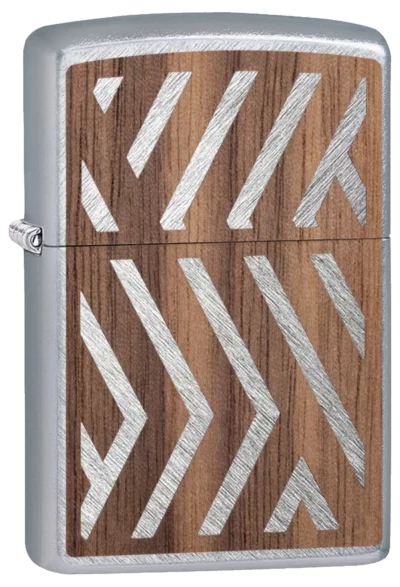 Zippo Woodchuck Chevron Pattern