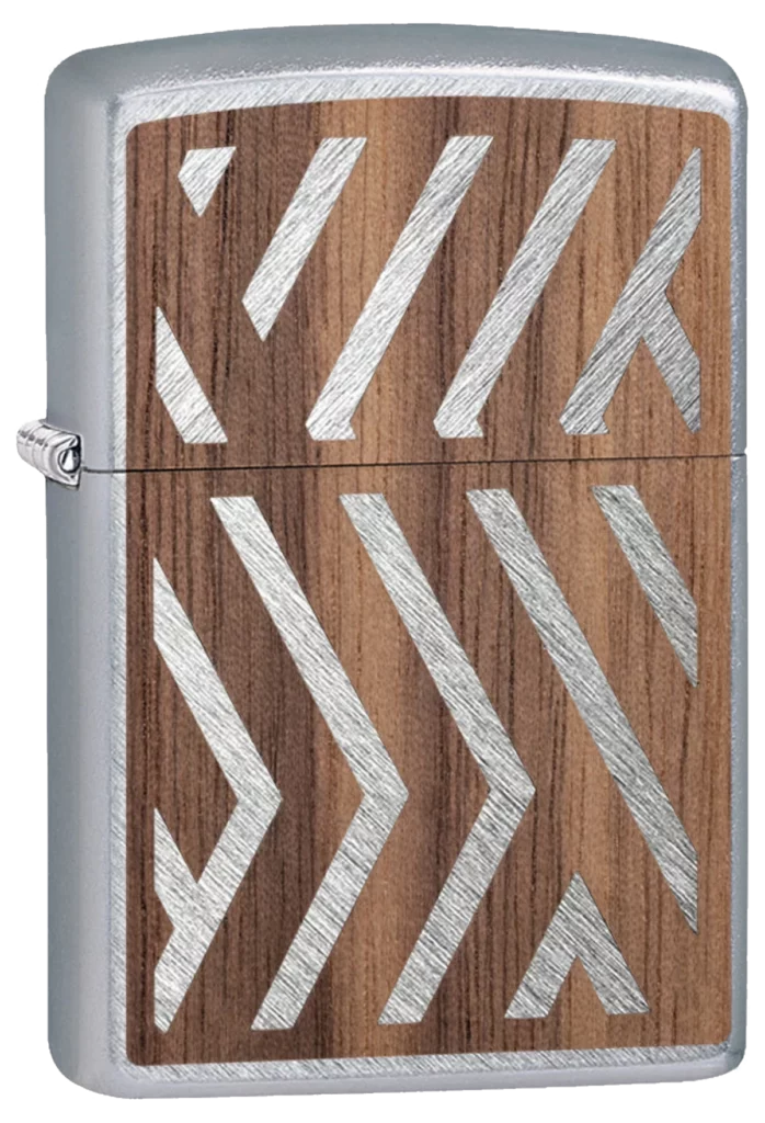 Zippo Woodchuck Chevron Pattern