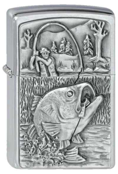 Zippo 200 Bass Fishing Emblem