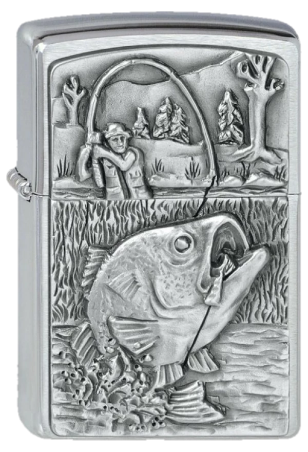 Zippo 200 Bass Fishing Emblem