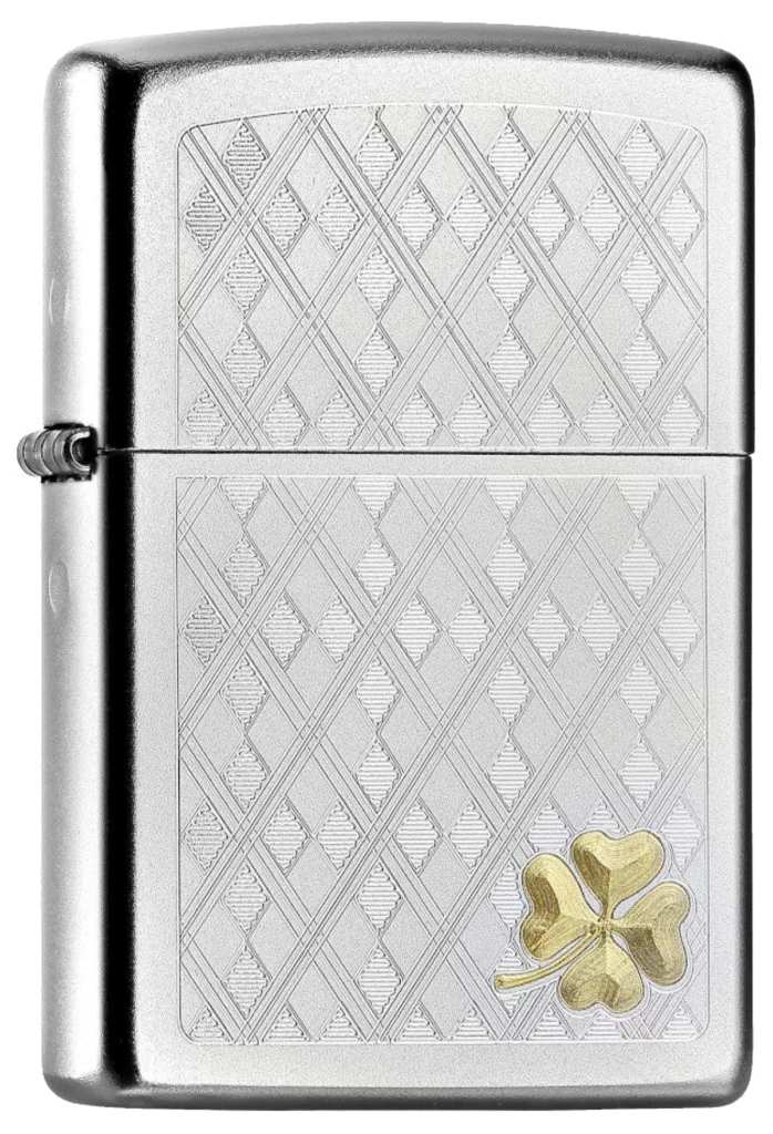 Zippo Argyle Clover
