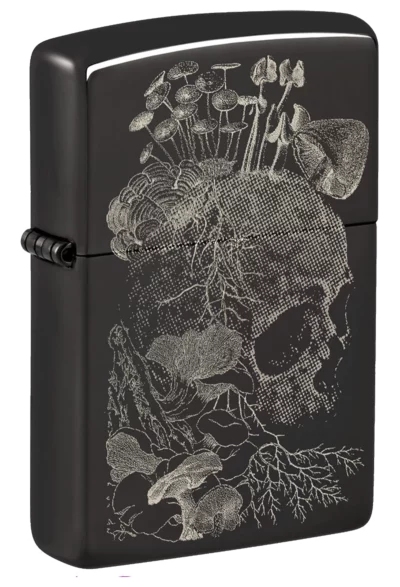 Zippo Skull Mushroom Design