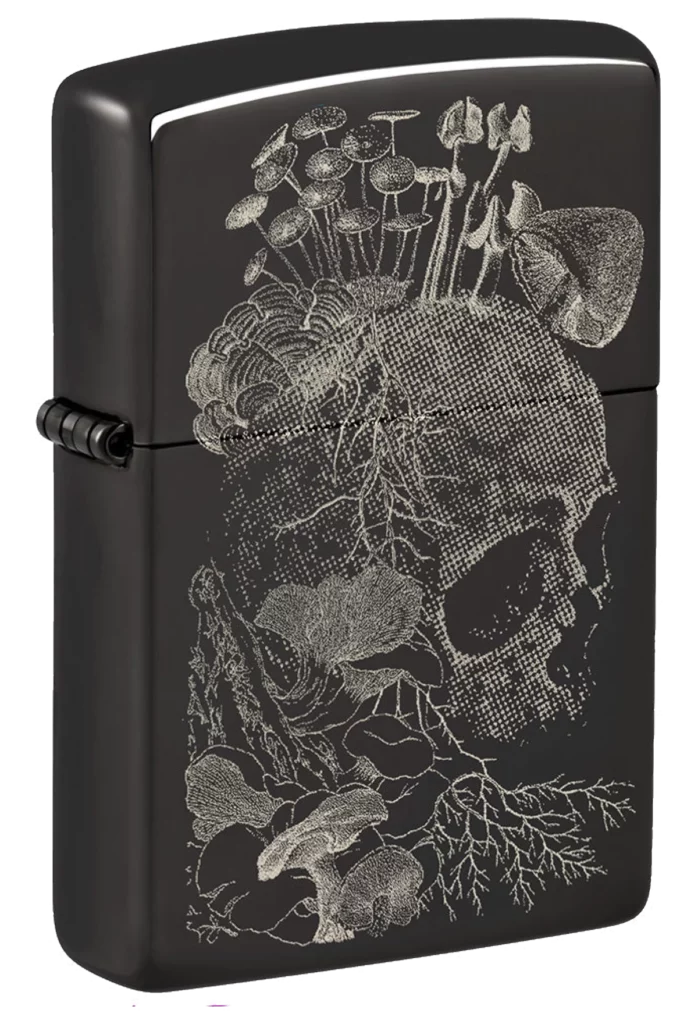 Zippo Skull Mushroom Design