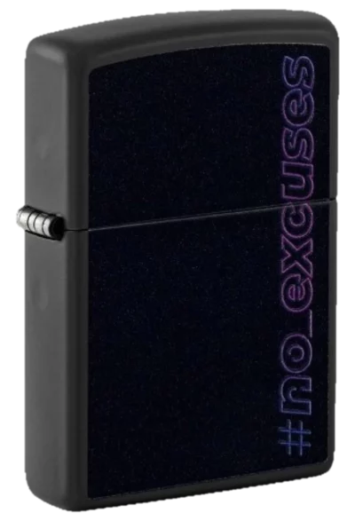 Zippo 218 Noexcuses