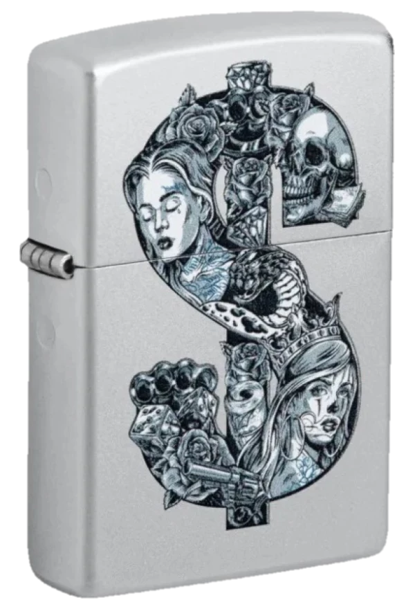 Zippo Tattoo Dollar Design