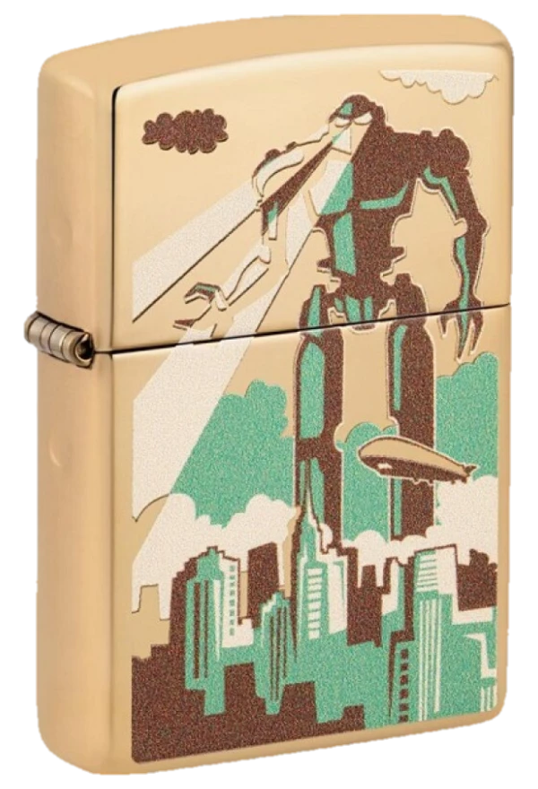 Zippo Robot In City Design