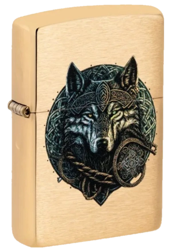 Zippo Wolf Warrior Design