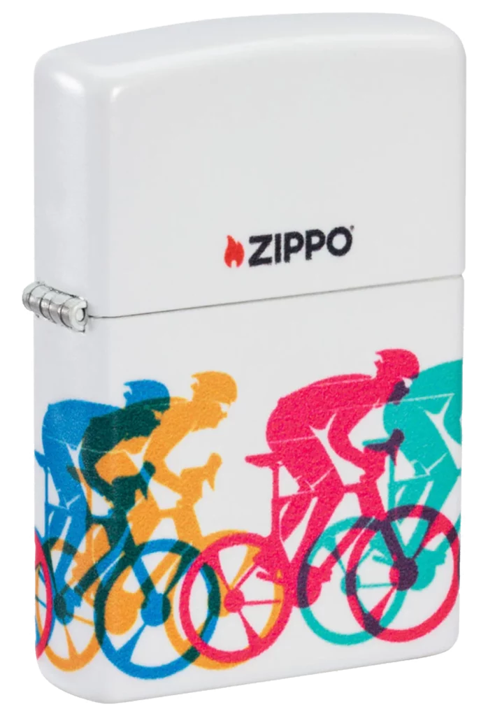 Zippo Cycling Silhouettes Design