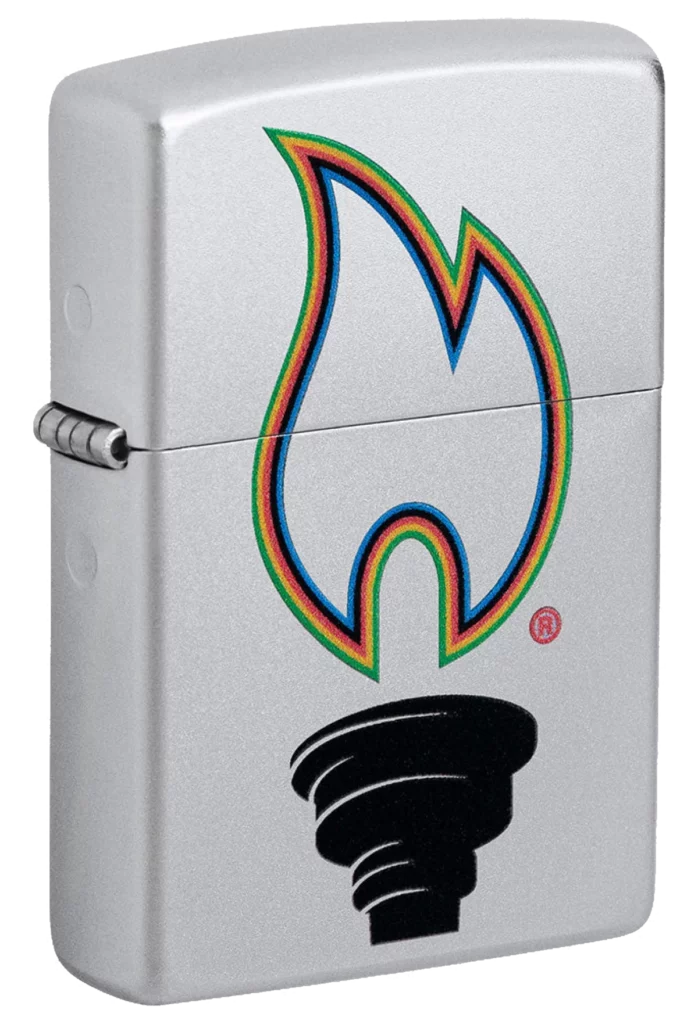 Zippo Rainbow Flame Torch Design
