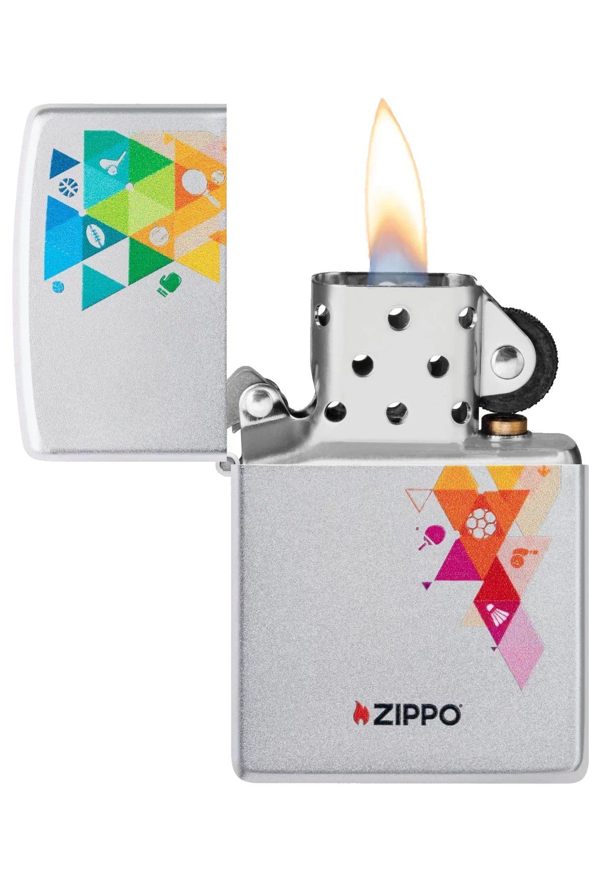 Zippo Olympia Sports Triangles Design – Bild 3