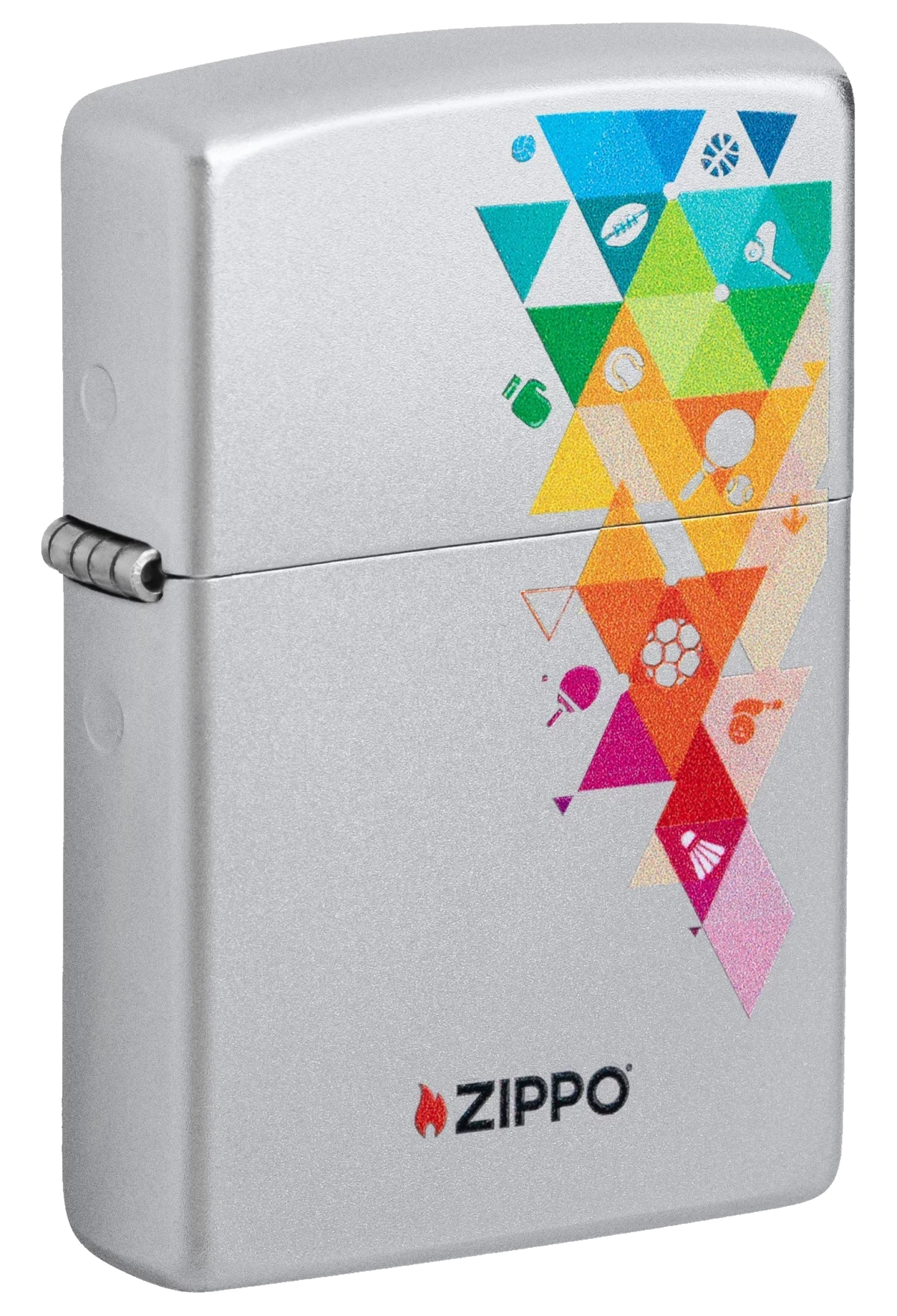 Zippo Olympia Sports Triangles Design