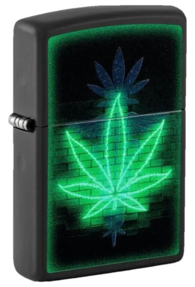 Zippo 218 Glowing Leaf Design