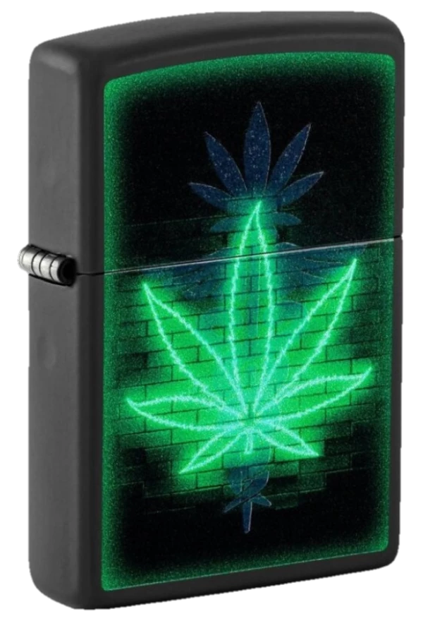 Zippo 218 Glowing Leaf Design