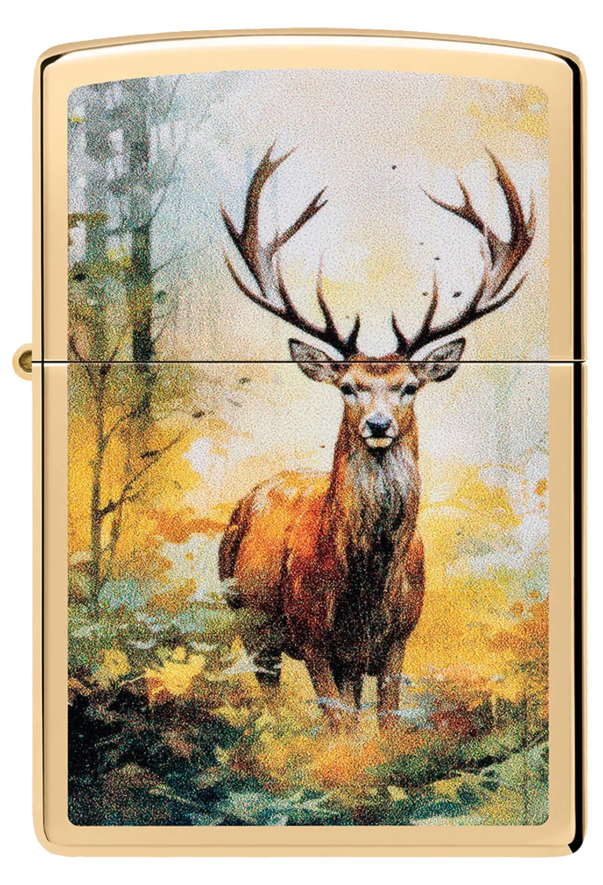 Zippo 254B Watercolor Deer Design – Image 2