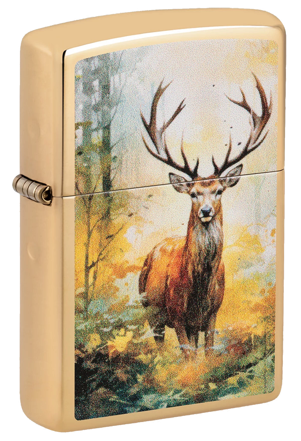 Zippo 254B Watercolor Deer Design