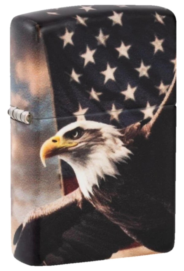 Zippo 49352 Eagle USA Flag Design