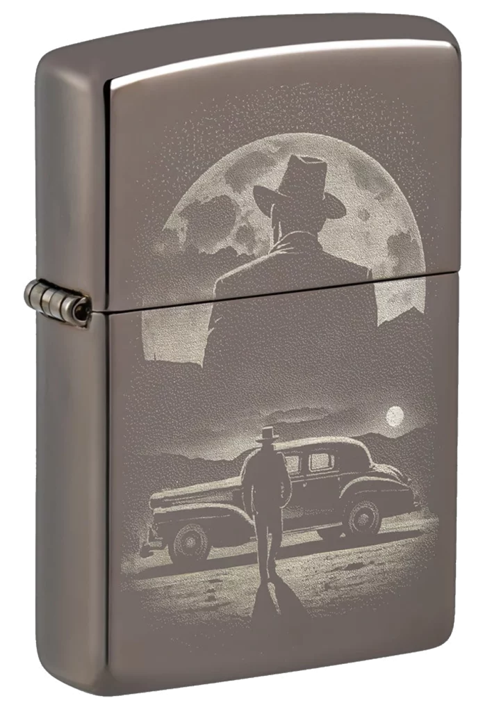 Zippo Vintage Car and Man Design