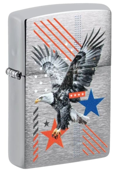 Zippo Eagle and Stars Design