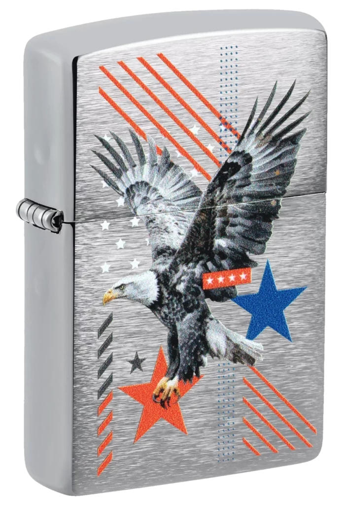 Zippo Eagle and Stars Design