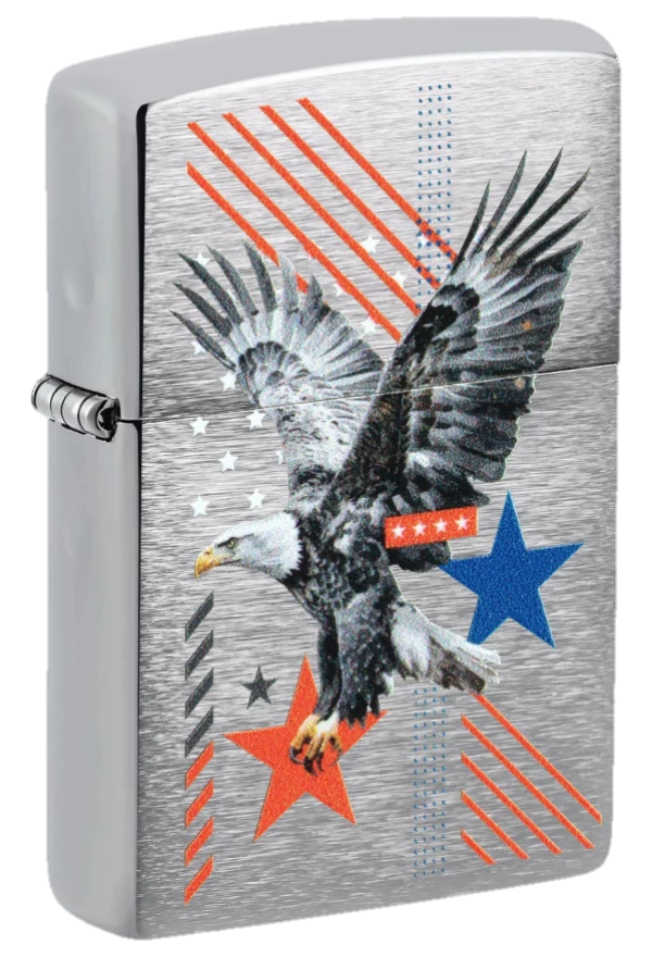 Zippo Eagle and Stars Design