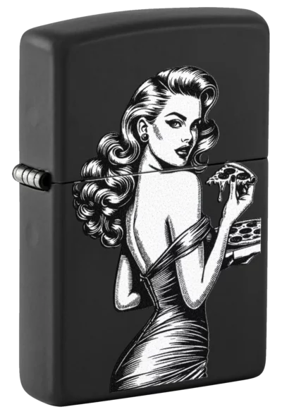 Zippo 218 Pinup With Pizza