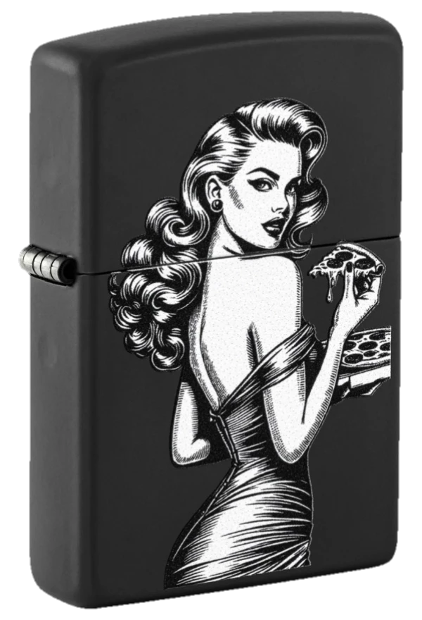 Zippo 218 Pinup With Pizza